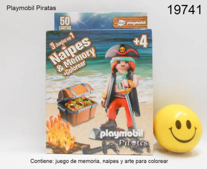 Imagen de NAIPES Y MEMORIA PLAYMOBIL PIRATAS 4.24